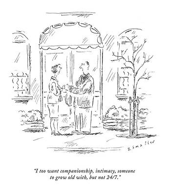 Future Drawing - I Too Want Companionship by Barbara Smaller