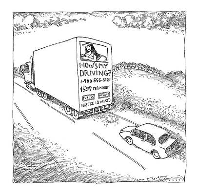 Sexy Drawing - New Yorker July 31st, 2006 by John O'Brien