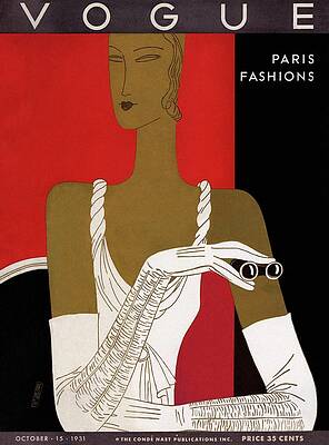 Vogue 1931 Paris Fashion Cover Wall Art