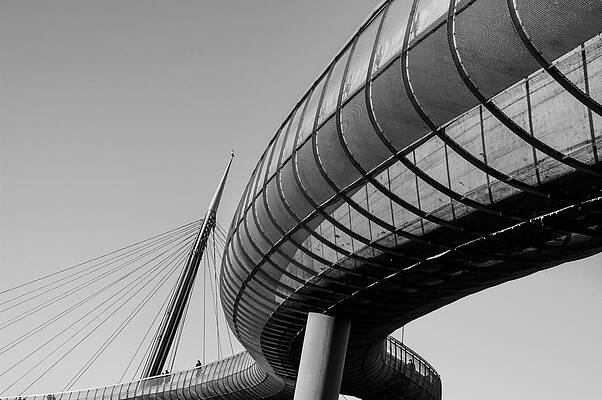 Architecture Photograph - Bridges In The Sky #3 by AM FineArtPrints
