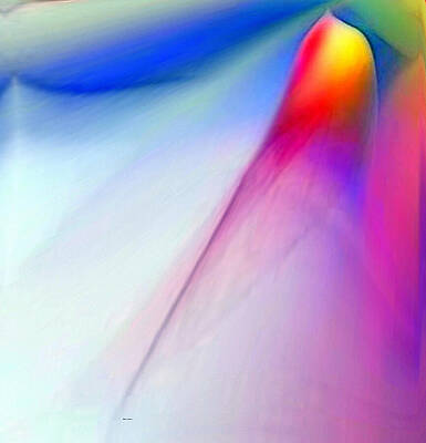 Abstract Wall Art featuring the digital art Color Symphony #3 by Rafael Salazar