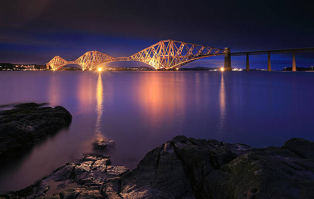 Wall Art featuring the photograph Forth Railway Bridge #2 by Grant Glendinning
