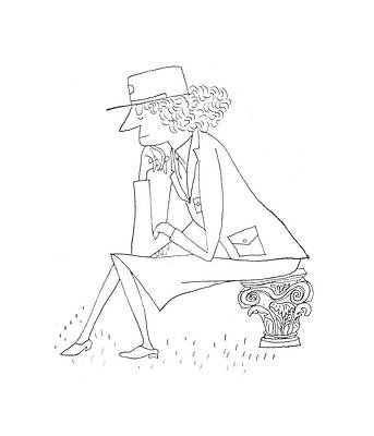 Combat Drawing - New Yorker July 8th, 1944 #3 by Saul Steinberg