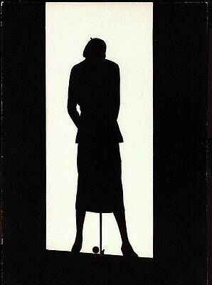 Silhouette Wall Art featuring the photograph The Silhouette Of A Woman #3 by  Barre