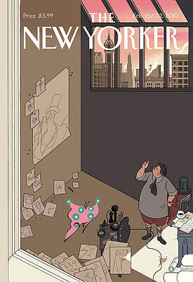 Artist's Loft with City View Painting