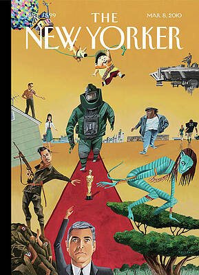 Oscar-Themed Parade of Characters Wall Art