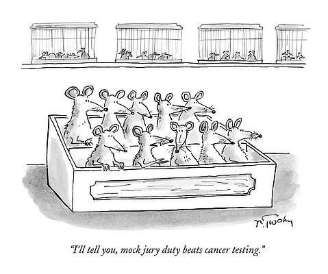 Lab Wall Art featuring the drawing I'll Tell by Mike Twohy