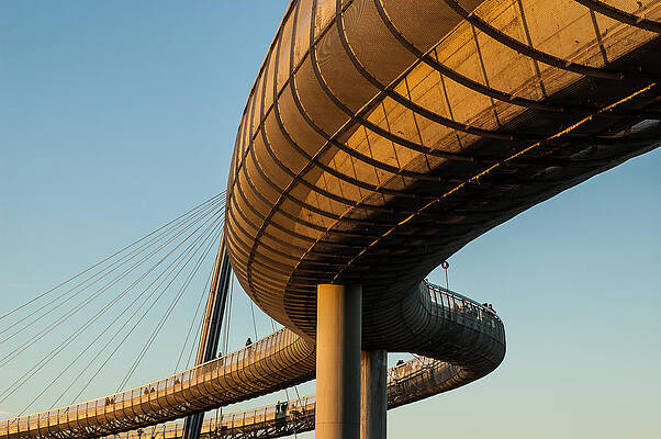 Architecture Photograph - Bridges In The Sky #4 by AM FineArtPrints