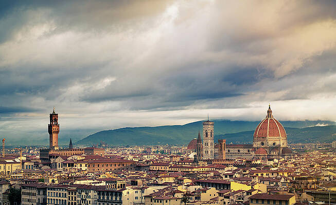 Wall Art featuring the photograph Florence, Santa Maria Del Fiore #4 by Deimagine