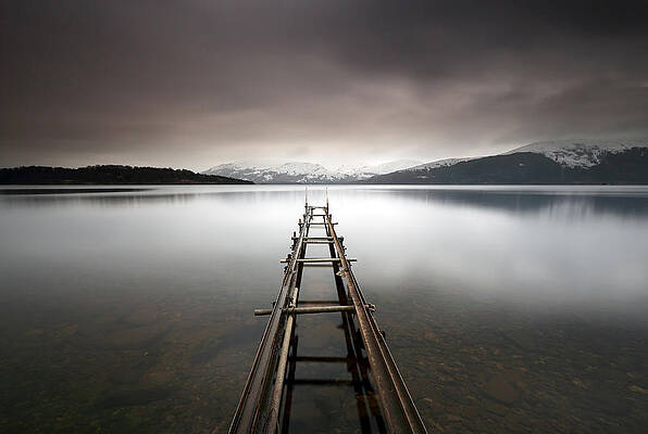 Minimalist Wall Art featuring the photograph Loch Lomond #9 by Grant Glendinning