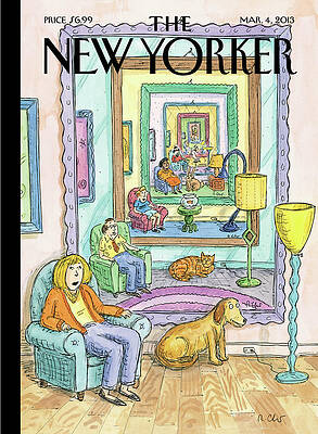 Colorful Living Room Recursion Painting