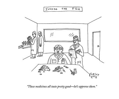 FDA Cartoon Humor Drawing
