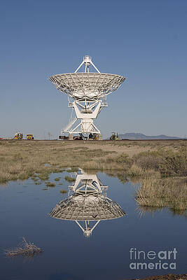 Reflection Photograph - Very Large Array #2 by Steven Ralser