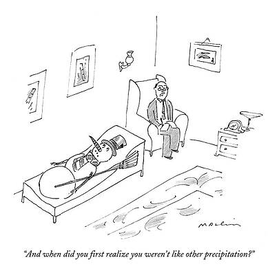 Snowman Therapy Session Wall Art