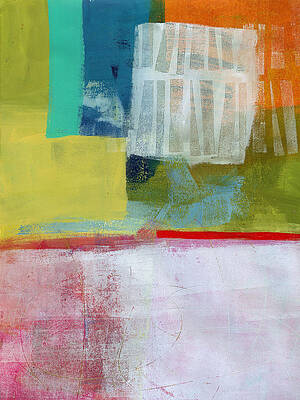 Colorful Geometric Composition Wall Art