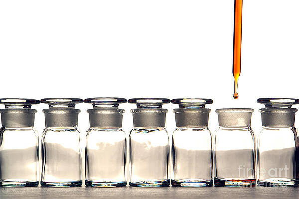 Wall Art featuring the photograph Laboratory Experiment In Science Research Lab #53 by Science Research Lab