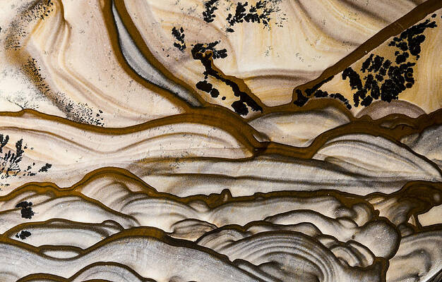 Abstract Photograph - Japanese Rock Abstract by Jean Noren