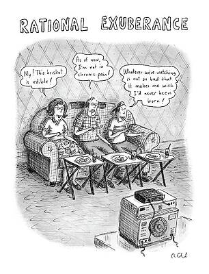 Watching Drawing - Rational Exuberance by Roz Chast