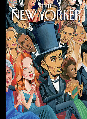 Movie Wall Art featuring the painting Star-Studded Evening by Mark Ulriksen