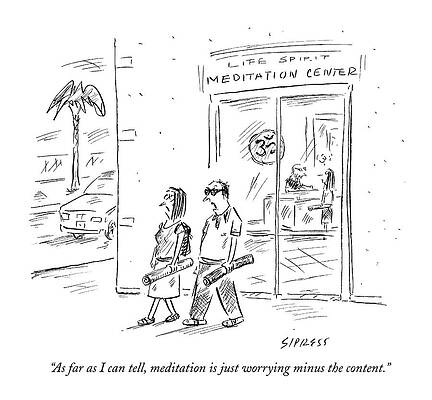 Couple Passing Meditation Center Wall Art