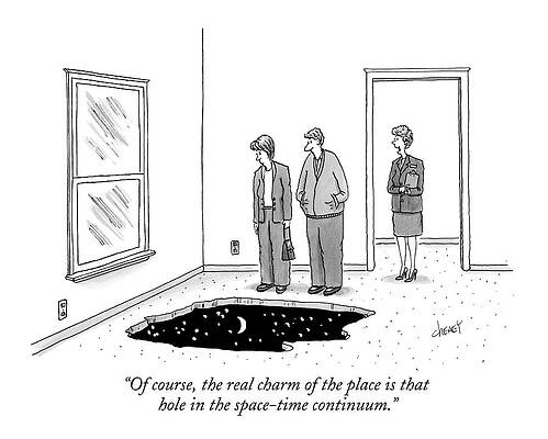 House Drawing - Of Course, The Real Charm Of The Place Is That by Tom Cheney