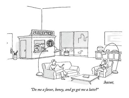 Relax Drawing - Do Me A Favor by Jack Ziegler