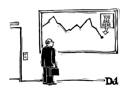 Chart Wall Art featuring the drawing New Yorker June 2nd, 2008 #1 by Drew Dernavich