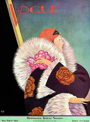 Elegant Vogue 1927 Cover Photograph