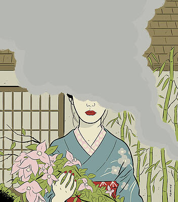 Wall Art featuring the digital art New Yorker January 21st, 2008 by Adrian Tomine