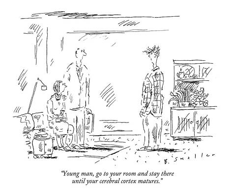 Family Conversation with a Teenager Wall Art