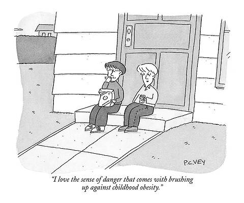 Fast Drawing - I Love The Sense Of Danger That Comes by Peter C. Vey