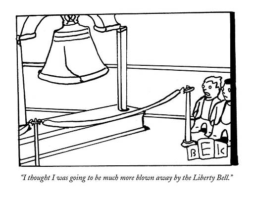 American History Wall Art featuring the drawing I Thought I Was Going To Be Much More Blown Away by Bruce Eric Kaplan