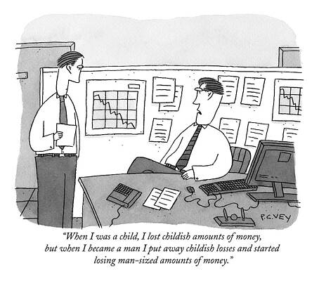 Childhood Drawing - When I Was A Child by Peter C. Vey