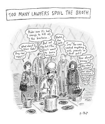Too Many Lawyers Spoil the Broth Wall Art