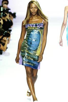 Naomi Campbell on the Runway Photograph