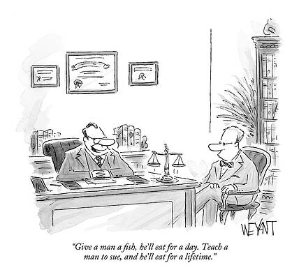 Humorous Legal Advice Wall Art