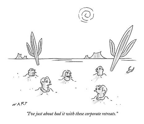 Corporate Drawing - I've Just About Had It With These Corporate by Kim Warp