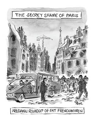 Parisian Streets Sketch Drawing