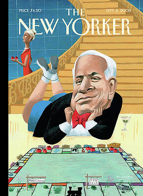 Mark Ulriksen Wall Art featuring the painting McNopoly by Mark Ulriksen