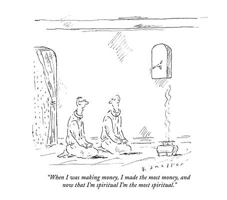 Meditating with Humorous Wisdom Wall Art