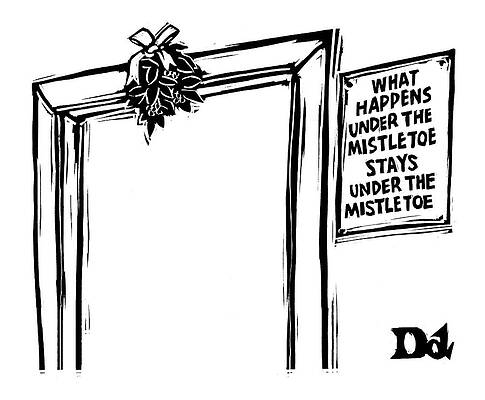 Near Wall Art featuring the photograph New Yorker December 20th, 2004 by Drew Dernavich