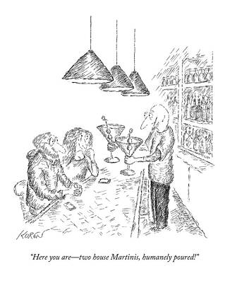 Humorous Bar Scene Wall Art