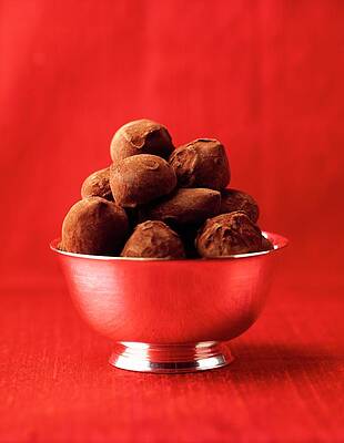Baking Wall Art featuring the photograph A Bowl Of Truffles by Romulo Yanes