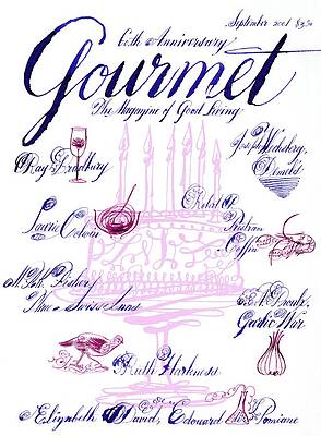 Nineteenth Century Wall Art featuring the photograph A Calligraphy Illustration Celebrating Sixty by Elvis Swift