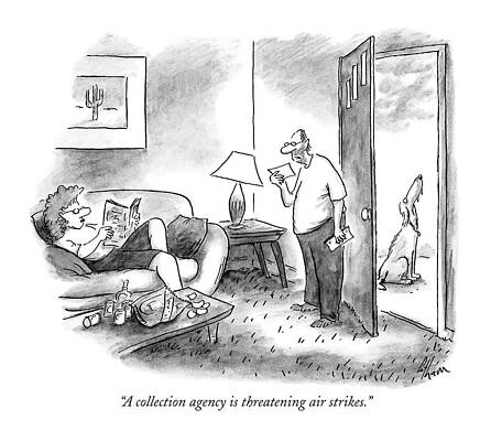 Humorous Home Scene with Dog Drawing