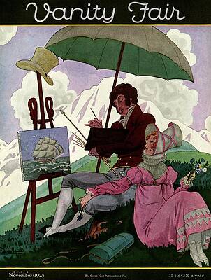 Mountain Photograph - A Couple In Period Dress by Pierre Brissaud