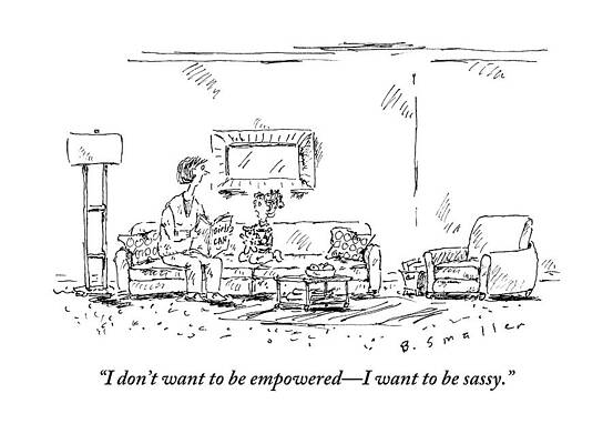 Humorous Living Room Cartoon Wall Art