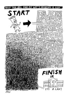 Complex Maze to Becoming a Law Wall Art