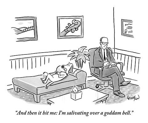 Dog in Therapy Session Drawing