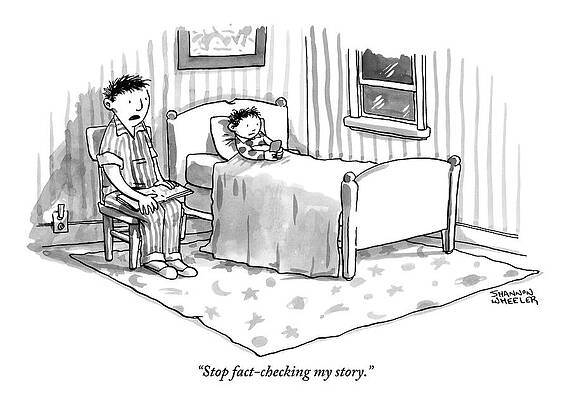 Bedtime Story Humor Wall Art